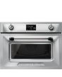 Smeg SO4902M1X 45cm Victoria Combi Microwave, Stainless Steel