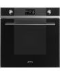 Smeg SO6102M2N 60cm Linea Speedwave XL Combi Microwave, Black Glass