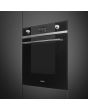 Smeg SO6102M2N 60cm Linea Speedwave XL Combi Microwave, Black Glass
