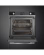 Smeg SO6102M2N 60cm Linea Speedwave XL Combi Microwave, Black Glass