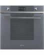 Smeg SO6102M2S 60cm Linea Speedwave XL Combi Microwave, Silver Glass