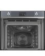 Smeg SO6102M2S 60cm Linea Speedwave XL Combi Microwave, Silver Glass