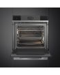 Smeg SOP6104TPN 60cm Linea Pyrolytic Multifunction Oven in Black Glass