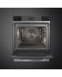 Smeg SOP6104TPN 60cm Linea Pyrolytic Multifunction Oven in Black Glass