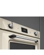 Smeg SOP6900TP 60cm Victoria Pyrolytic Single Oven, Cream