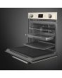 Smeg SOP6900TP 60cm Victoria Pyrolytic Single Oven, Cream