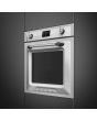 Smeg SOP6902S2PX 60cm Victoria Pyrolytic SteamOne Single Oven, Stainless Steel