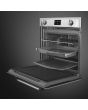 Smeg SOP6902S2PX 60cm Victoria Pyrolytic SteamOne Single Oven, Stainless Steel