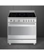 Smeg SUK91CMX9 90cm Concert Electric Range Cooker, Stainless Steel