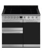 Smeg SY103I 100cm Symphony Electric Range Cooker, Stainless Steel