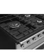 Smeg SY93-1 90cm Symphony Dual Fuel Range Cook, Eclipse Glass