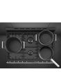 Smeg SY93-1 90cm Symphony Dual Fuel Range Cook, Eclipse Glass