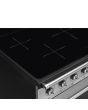 Smeg SYD4110I-1 110cm Symphony Electric Cooker, Eclipse Glass