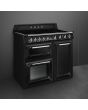 Smeg TR103IBL2 100cm Victoria Electric Range Cooker, Black