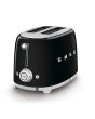 Smeg TSF01BLUK Toaster, Black