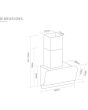 Caple OM600 Chimney Hood