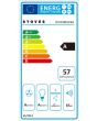 Stoves ST S1100 STER FLAT BLK 110cm Flat Cooker Hood