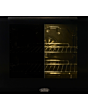 Belling FSA VISION 60DF 60cm Dual Fuel Cooker with Double Oven - Black & Silver Steel