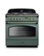Rangemaster CLAS90FXDFFMG/B 90cm Dual Fuel Range Cooker