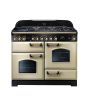 Rangemaster CDL110DFFCR/B 110cm Dual Fuel Range Cooker