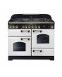 Rangemaster CDL110DFFWH/C 112930 Classic Dl 110 Df White Chrome