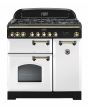 Rangemaster CDL90DFFWH/B 90cm Dual Fuel Range Cooker