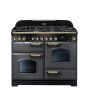 Rangemaster CDL110DFFSL/B 110cm Dual Fuel Range Cooker