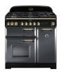 Rangemaster CDL90DFFSL/B 90cm Dual Fuel Range Cooker