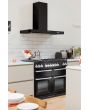 Rangemaster NEXSE110DFFBL/C Nexus Se 110 Dual Fuel Range Cooker