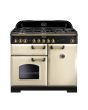 Rangemaster CDL100DFFCR/B 100cm Dual Fuel Range Cooker