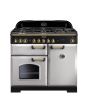 Rangemaster CDL100DFFRP/B 100cm Dual Fuel Range Cooker