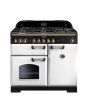 Rangemaster CDL100DFFWH/B 100cm Dual Fuel Range Cooker