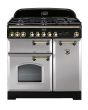 Rangemaster CDL90DFFRP/B 90cm Dual Fuel Range Cooker