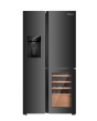 Tesla T530TDBG Level 3 T Door Fridge Freezer with Ice and Water - Black