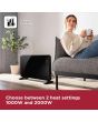 Black & Decker BXCV41011GB 2KW Smart Glass Panel Heater