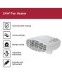 Black & Decker BXSH37005GB 2KW Flat Fan Heater