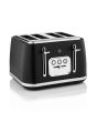 Swan ST19024BLK 4 Slice Serenity Toaster