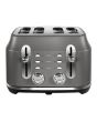Rangemaster RMCL4S201GY Classic 4 Slice Toaster - Matt Slate Grey