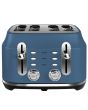 Rangemaster RMCL4S201SB Classic Collection 4 Slice Toaster - Stone Blue