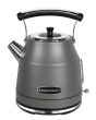 Rangemaster RMCLDK201GY Classic Quiet Boil Kettle 1.7L  3kW - Matt Slate Grey