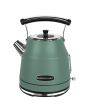 Rangemaster RMCLDK201MG Classic Quiet Boil Kettle 1.7L  3kW - Mineral Green