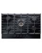 Rangemaster Eclipse ECL90HPNGFBL/BL 90cm 5 Zone Gas on Glass Hob