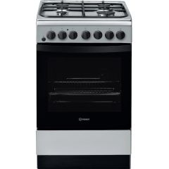 Indesit IS5G4PHSS/UK Dual Fuel Cooker - Stainless Steel