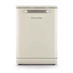 Montpellier MAB1353DC 60cm Retro 13 Place Setting Dishwasher In Cream