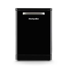 Montpellier MAB1353DK 60cm Retro 13 Place Setting Dishwasher In Black