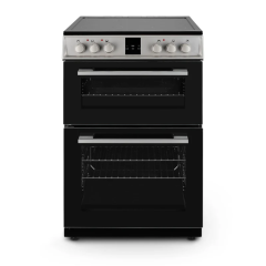 Montpellier MDOI60FS 60cm Induction Double Cooker - Silver