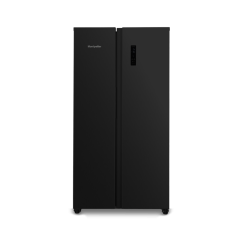 Montpellier MSBS442K American Style Side by Side Fridge Freezer - Black
