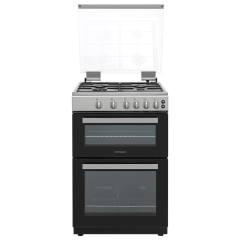 Statesman GDL60S 60cm Gas Double Oven - Silver