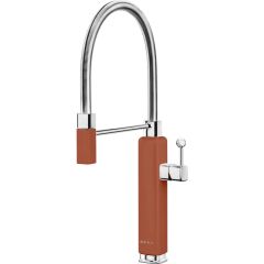Smeg MDF50ACM 50's Style Single Lever Mixer Tap - Amber Clay
