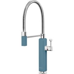 Smeg MDF50SBM 50's Style Single Lever Mixer Tap - Storm Blue